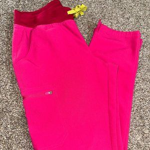 Figs Shocking Pink Yola Pants Medium